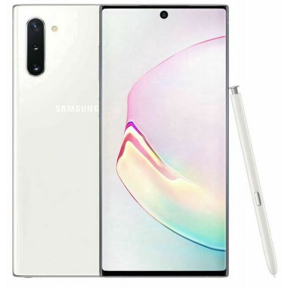 Pre-Owned Samsung Galaxy Note 10 N970U 256GB White Unlocked Smartphone