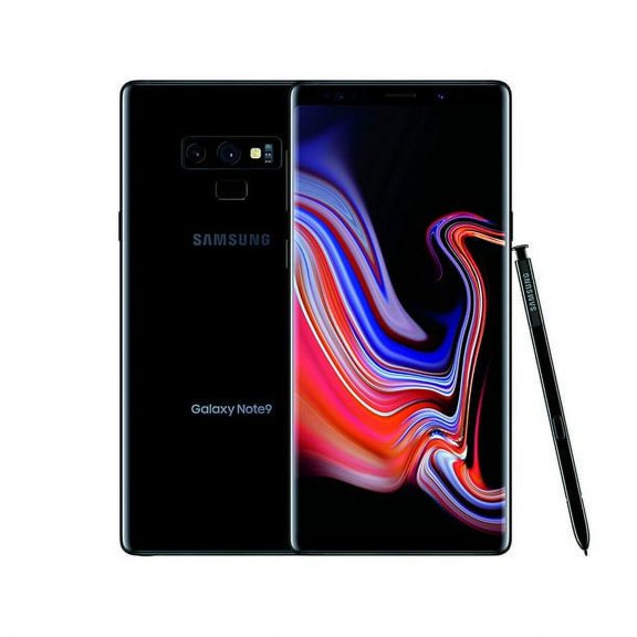 Samsung Galaxy Note 9 + GSM Unlocked N960U - Verizon - 128GB Midnight Black (Good)