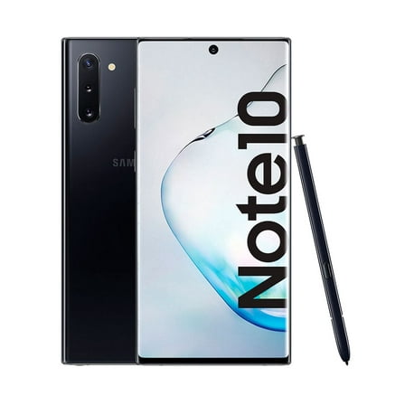 Pre-Owned Samsung Galaxy Note10 256GB SAM-N970U GSM Unlocked Aura Black