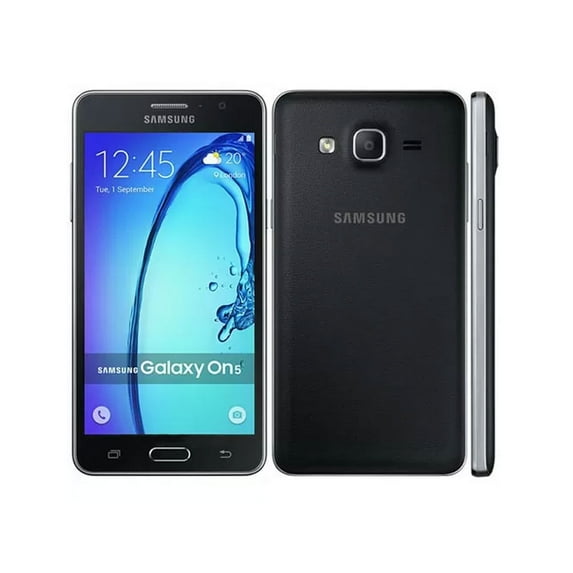 Restored Samsung Galaxy ON5 G550T GSM 4G LTE Unlocked 8GB 5 Inch 5MP Smartphone - Black (Refurbished)