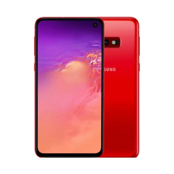 Restored Samsung Galaxy S10E 128GB Fully Unlocked Phone Cardinal Red (Refurbished)
