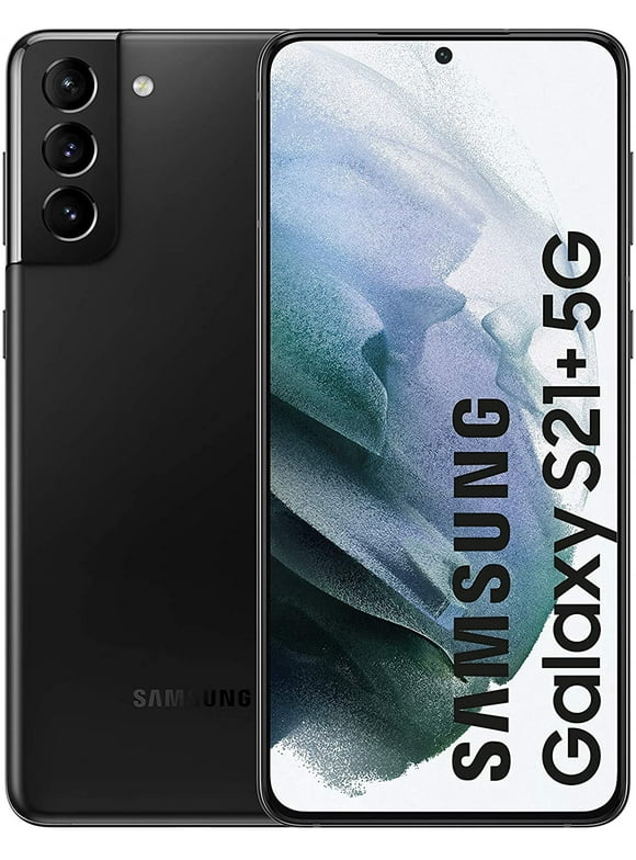 Pre-Owned Samsung Galaxy S21+ Plus 5G G996U 128GB Black Unlocked Smartphone (Refurbished: Good)
