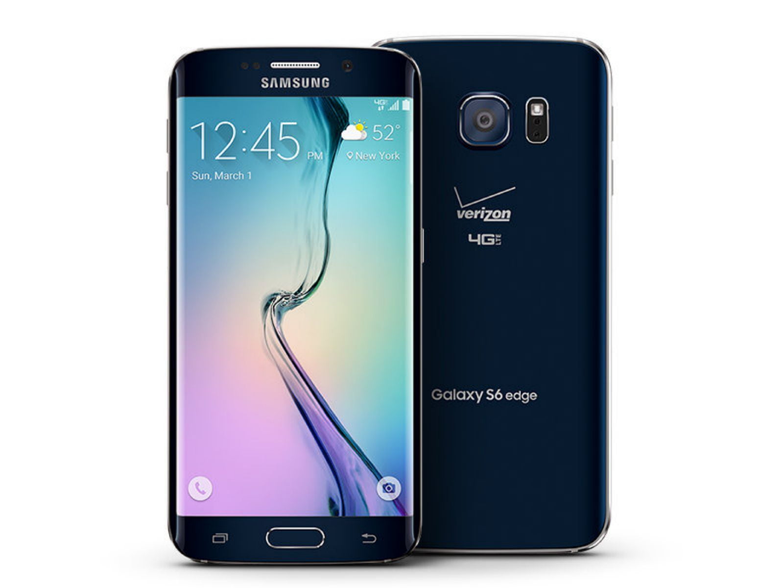 Pre-Owned Samsung Galaxy S6 Edge, Verizon Only 32GB, Black, 5.1 in 