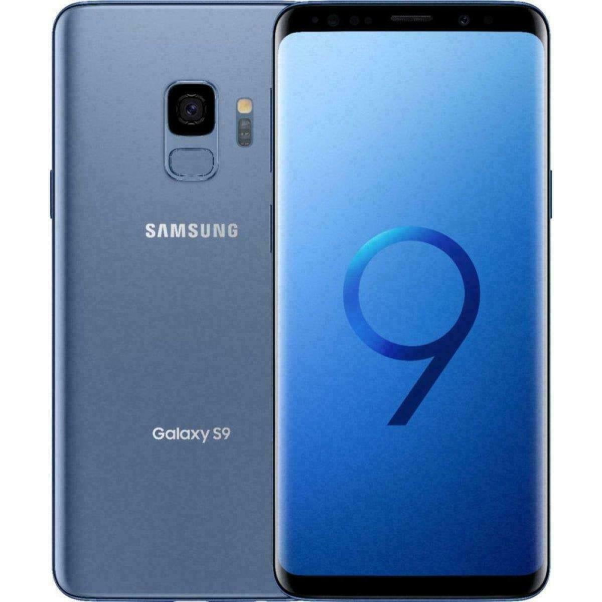 Restored Samsung Galaxy S9 64GB Coral Blue GSM Unlocked (Refurbished)