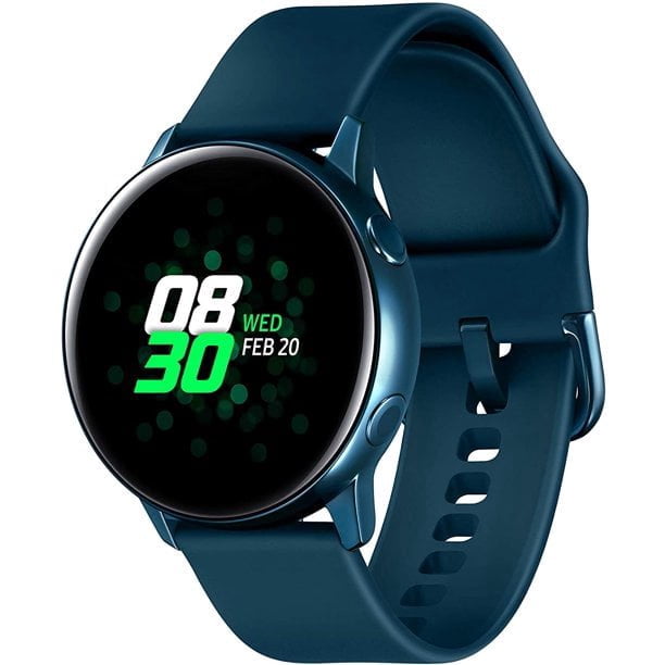 Pre-Owned Pre Owned Samsung Galaxy Watch Active (SM-R500) Bluetooth Smartwatch 40mm Aluminum - Green (Fair)