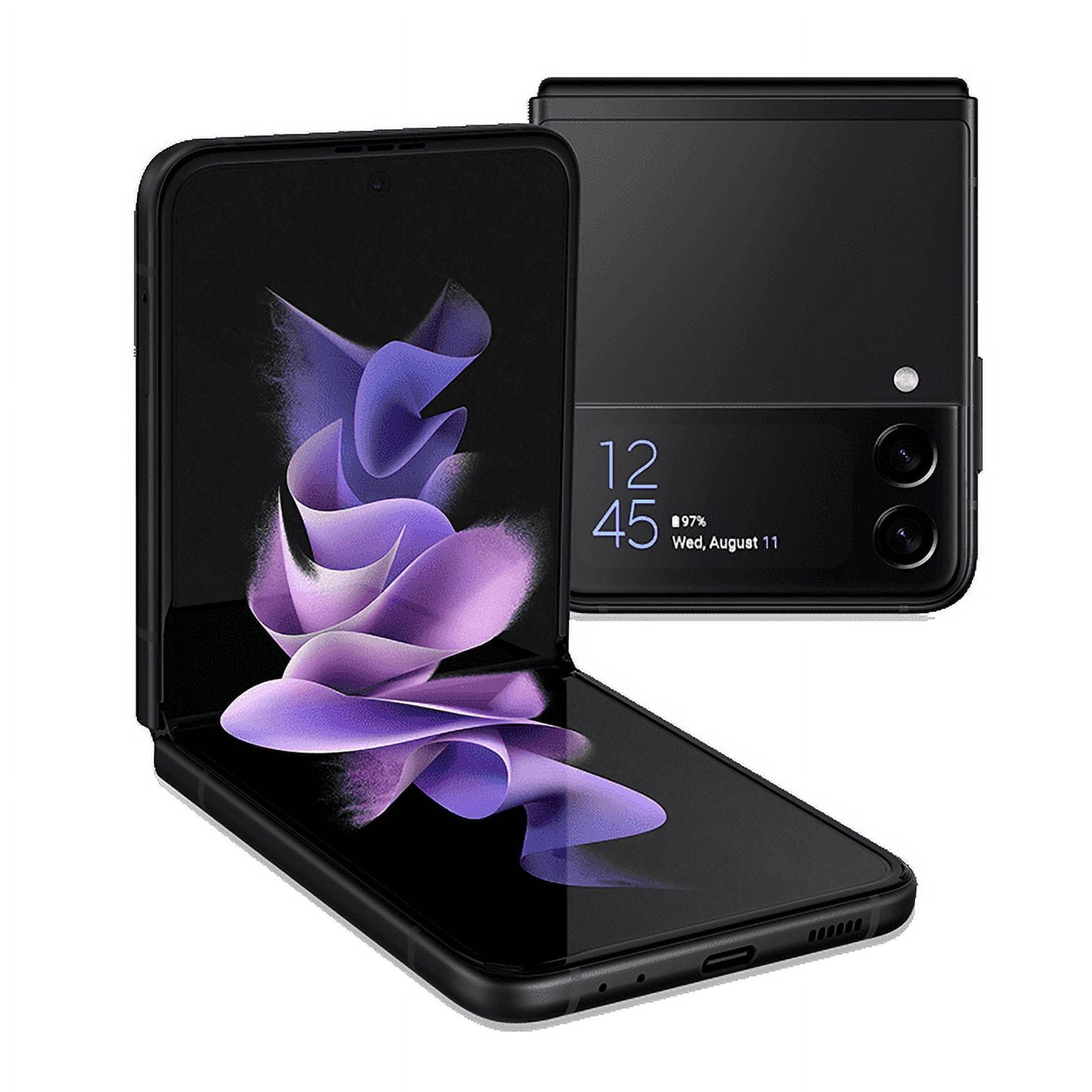 Samsung Galaxy Z Flip3 5G F711U - Unlocked - 128GB Black (Good)