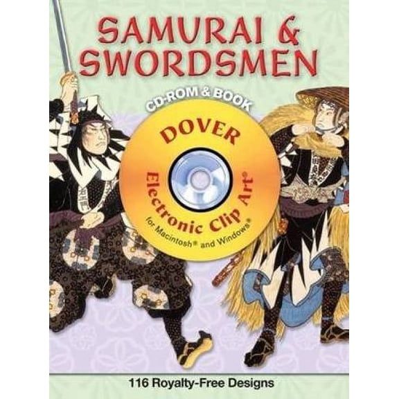 Pre-Owned Pre-Owned Samurai and Swordsmen (Dover Electronic Clip Art) Paperback