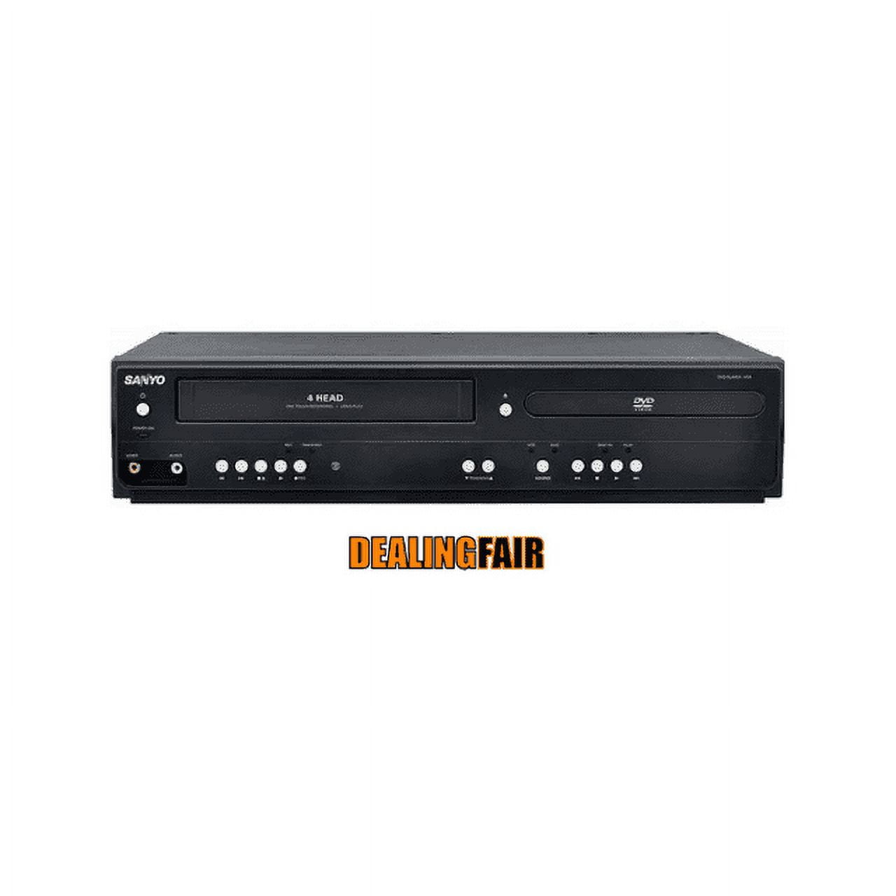 PreOwned Sanyo FWDV225F DVD/VCR Player w/ Original Remote, Manual, A/V