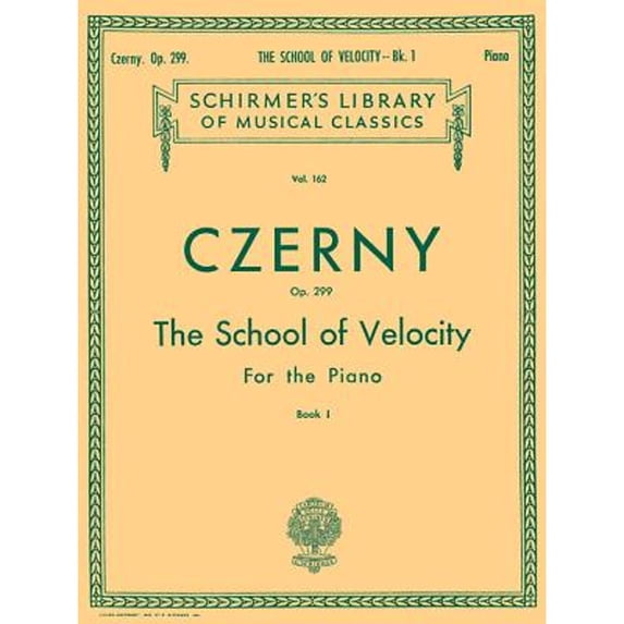 Pre-Owned School of Velocity, Op. 299 - Book 1: Schirmer Library of Classics Volume 162 Piano Technique Paperback