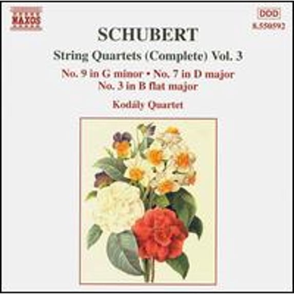 Pre-Owned Schubert: String Quartets (Complete), Vol. 3 (CD 0730099559225) by Attila Falvay (violin), G√°bor Fias (viola), Gyorgy Eder (cello), Kod√°ly Quartet, Tam√°s Szabo (violin)