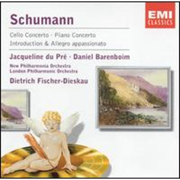 Pre-Owned Schumann: Cello Concerto; Piano Concerto; Introduction & Allegro appassionato (CD 0724357475525) by Daniel Barenboim (piano), Jacqueline du Pr (cello)