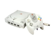 Pre-Owned Used Sega Dreamcast Video Game Console with Matching Controller White and Cables