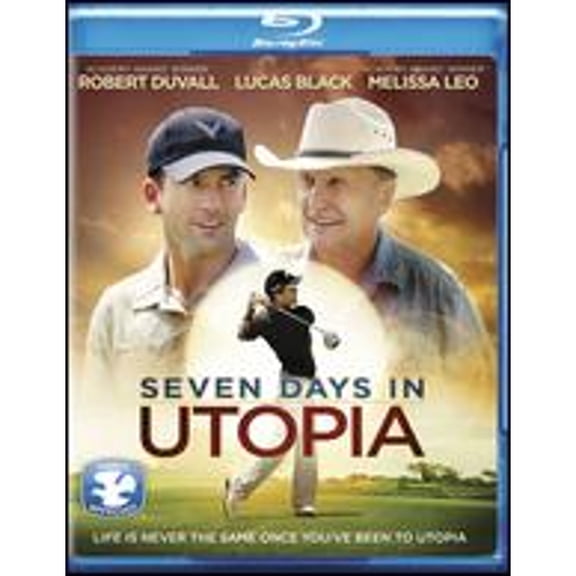 Pre-Owned Seven Days in Utopia, Matt Dean Russell, Starring Robert Duvall and Lucas Black, Blu-ray, Drama, English