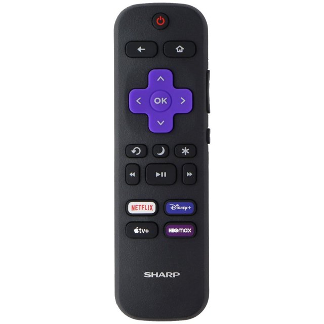 PreOwned Sharp OEM Remote Control (RCALIR) with Netflix/Disney+