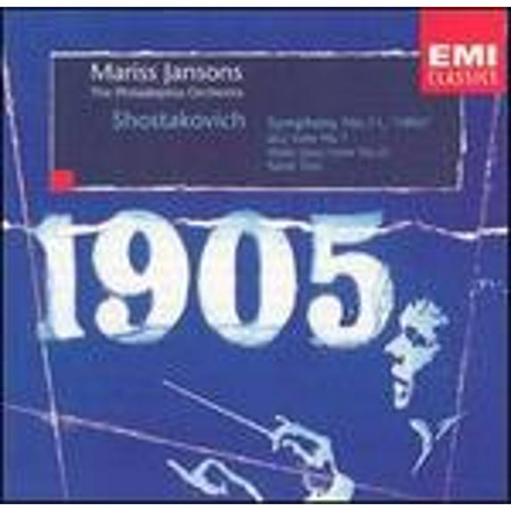 Pre-Owned Shostakovich: Symphony No. 11 '1905'; Jazz Suite No. 1; Waltz; Tahiti Trot (CD 0724355560124) by Philadelphia Orchestra, Mariss Jansons (conductor)