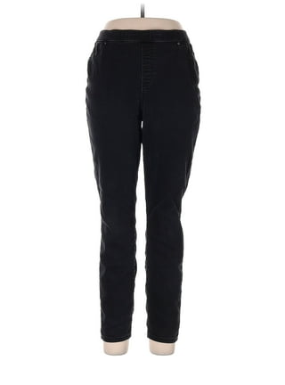 Simply Vera Vera Wang Polka Dots Black Jeans Size 18 (Plus) - 60% off