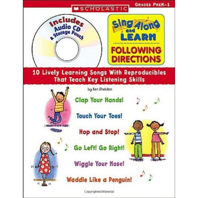 PreOwned Sing Along and Learn Following Directions 10 Lively