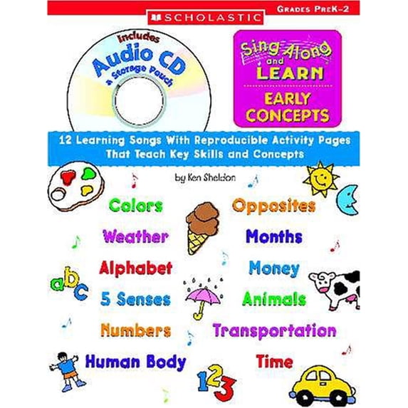 Pre-Owned Sing Along and Learn: Early Concepts: Grades PreK-2 Paperback