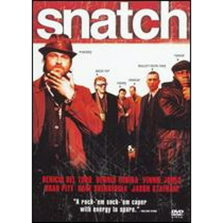 Snatch by Guy Ritchie Benicio Del Toro Dennis Farina Vinnie Jones Brad Pitt Jason Flemyng Mike Reid DVD Crime > Crime Comedy English