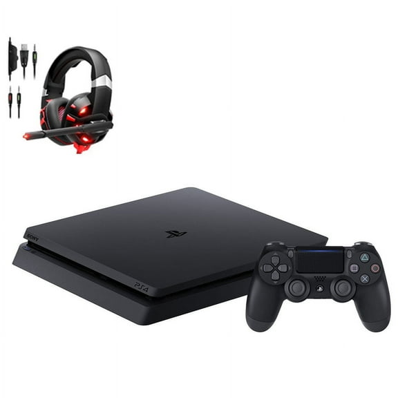 Pre-Owned Sony 2215A PlayStation 4 Slim 500GB Gaming Console Black with BOLT AXTION Bundle ( )