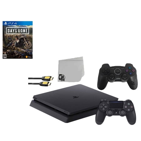Pre-Owned Sony 2215B PlayStation 4 Slim 1TB Gaming Console Black 2 Controller Included with Days Gone Game BOLT AXTION ( )