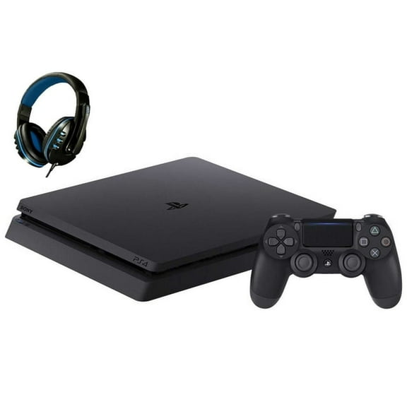 Pre-Owned Sony 2215B PlayStation 4 Slim 1TB Gaming Console Black with BOLT AXTION Bundle