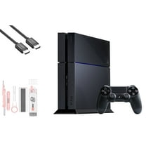 Pre-Owned Sony PlayStation 4 500GB Gaming Console Black HDMI Cable with BOLT AXTION Cleaning Kit Bundle