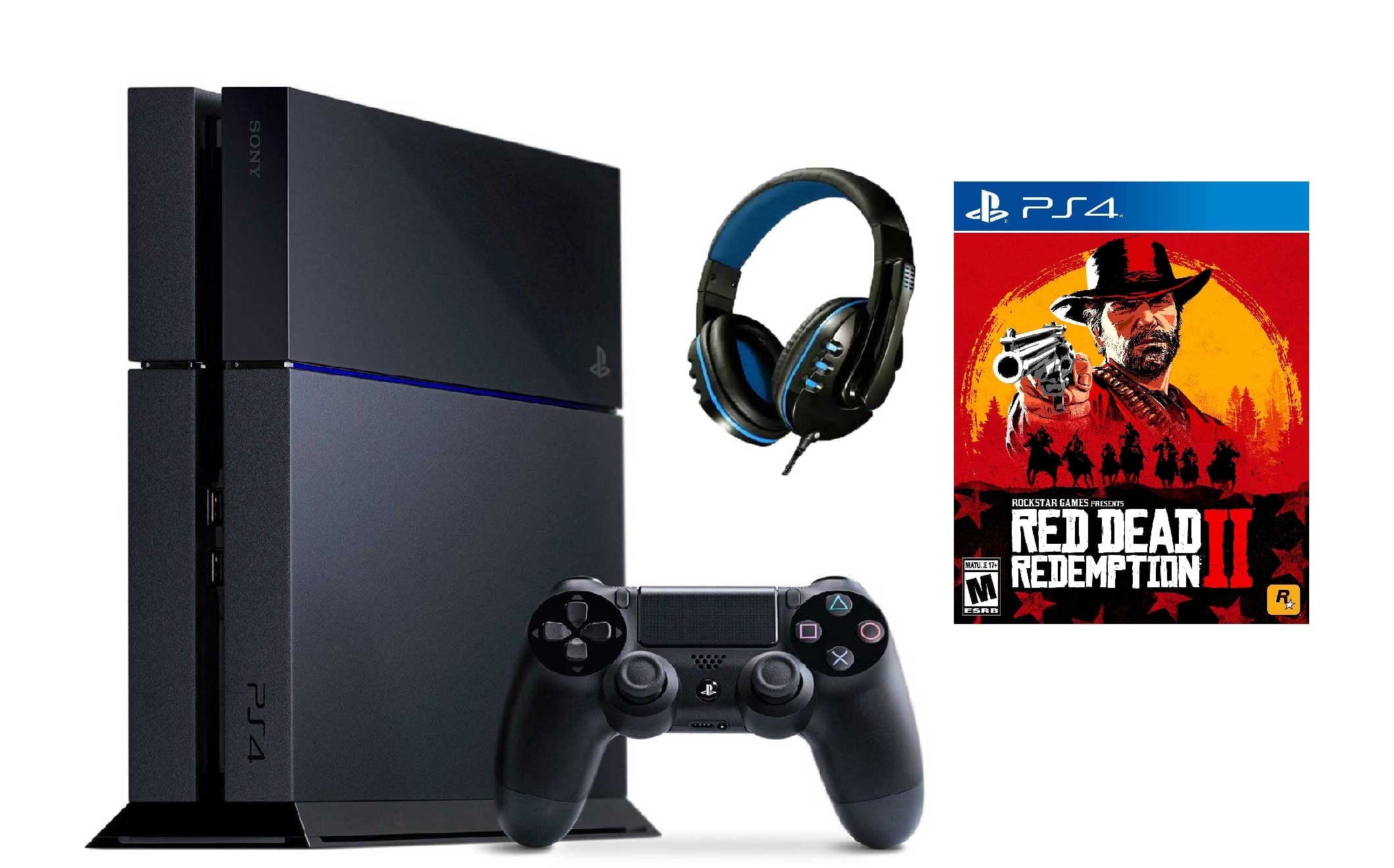 Ps4 console red 2024 black games gta