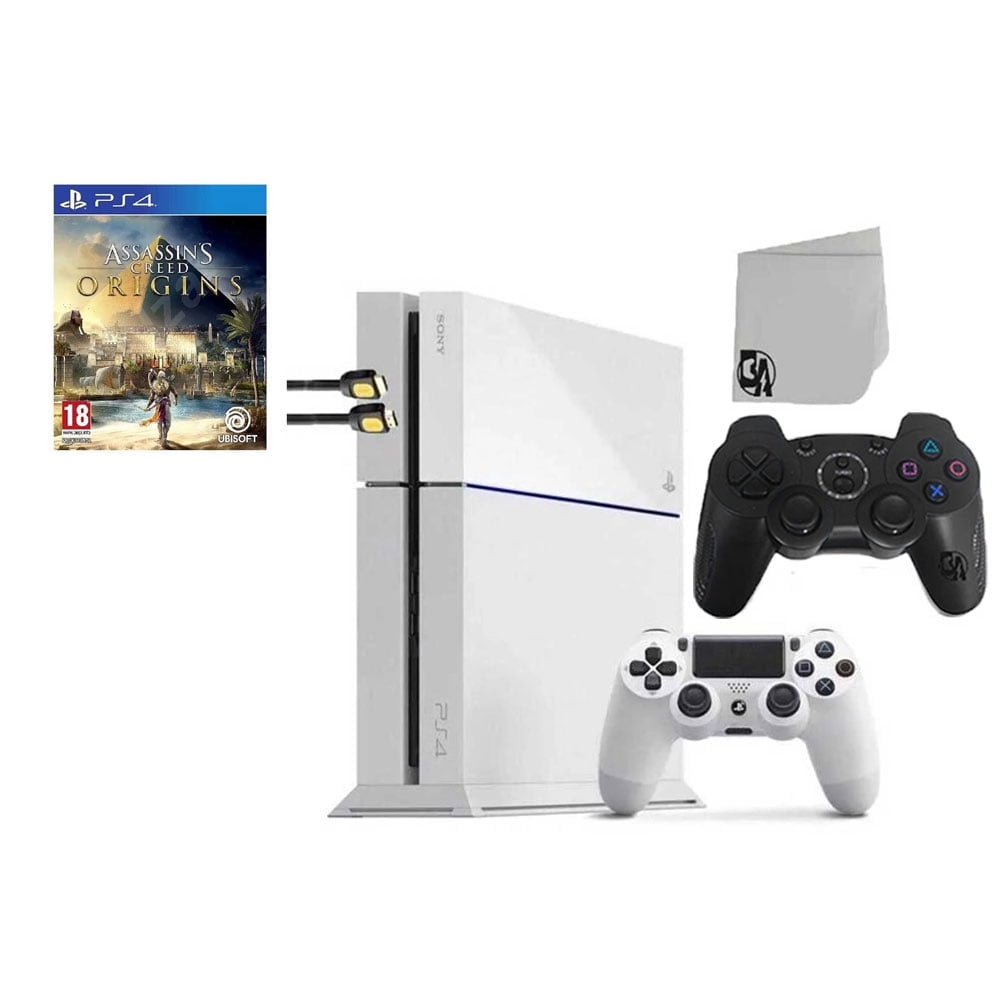PlayStation4 - ソフト2本付 PlayStation 4 ホワイト 500GB Pre-Owned Sony PlayStation 4 500GB Gaming Console White 2