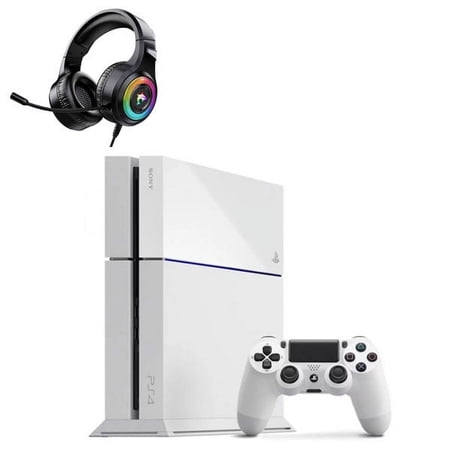 Pre-Owned Sony PlayStation 4 500GB Gaming Console White Included BOLT AXTION (Refurbished: Like New)