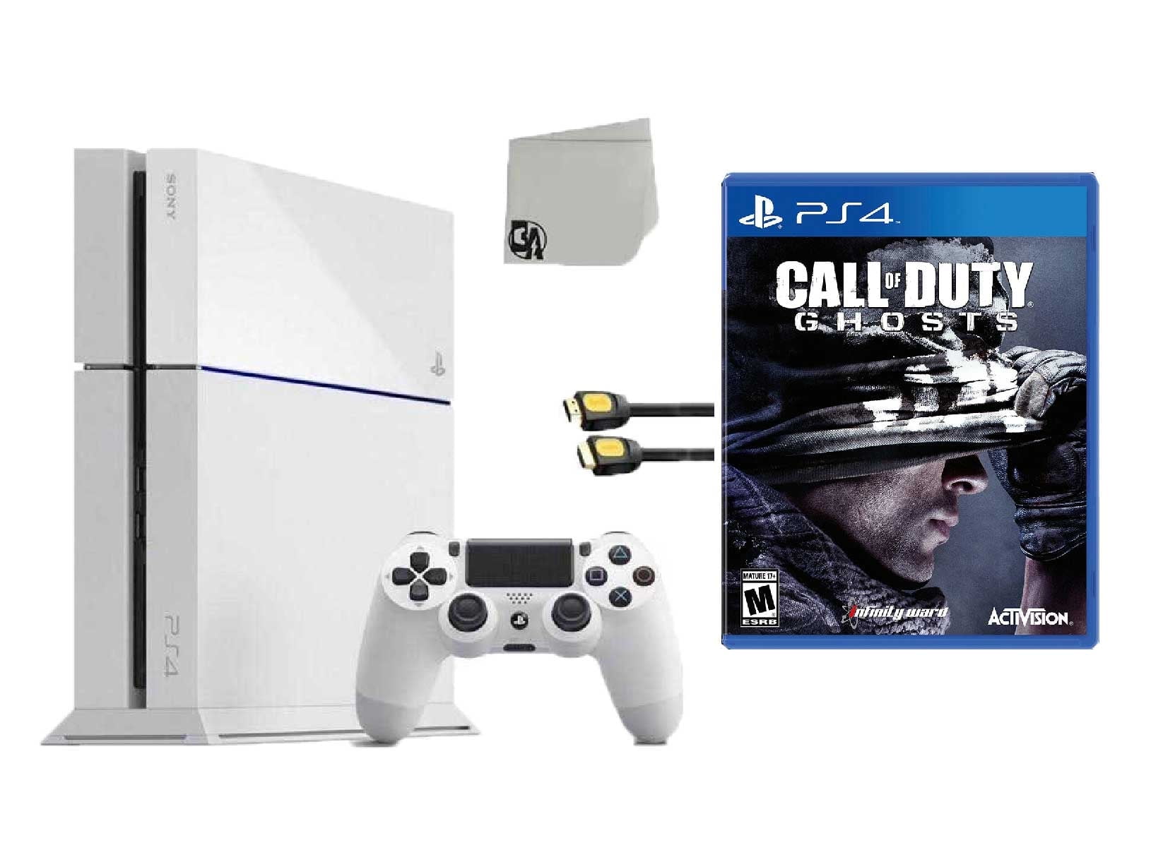 Sony PlayStation 4 Slim 500GB Glacier White Console w/Box