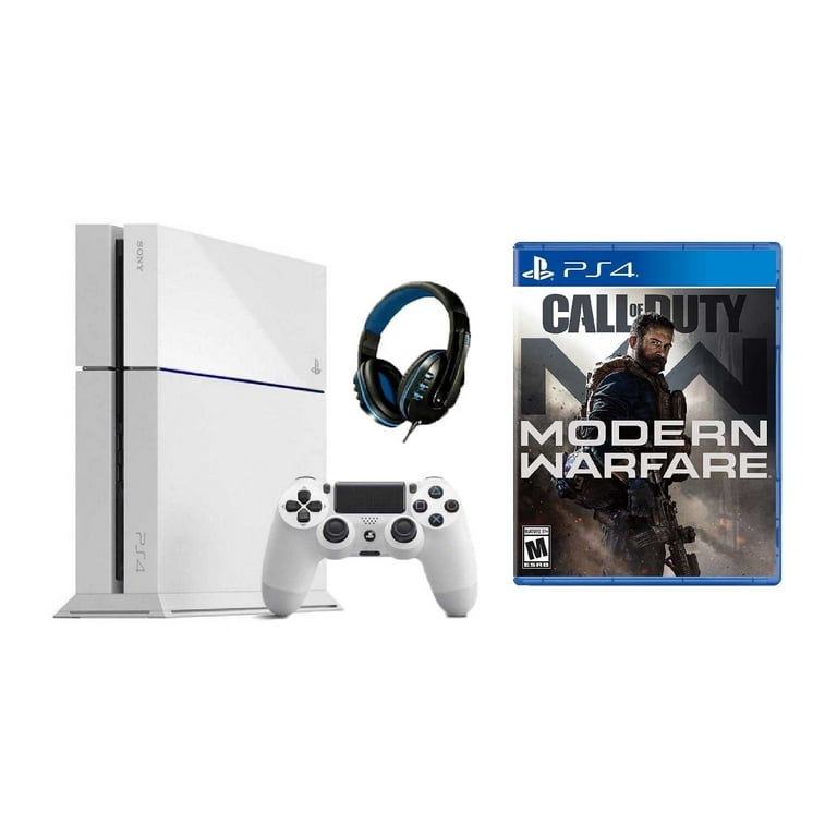 Restored Sony PlayStation 4 500GB Gaming Console White with