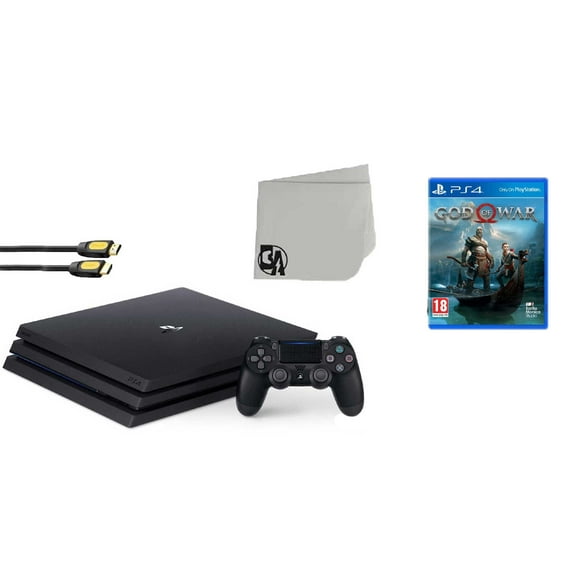 Pre-Owned Sony PlayStation 4 PRO 1TB Gaming Console Black with God of War BOLT AXTION Bundle