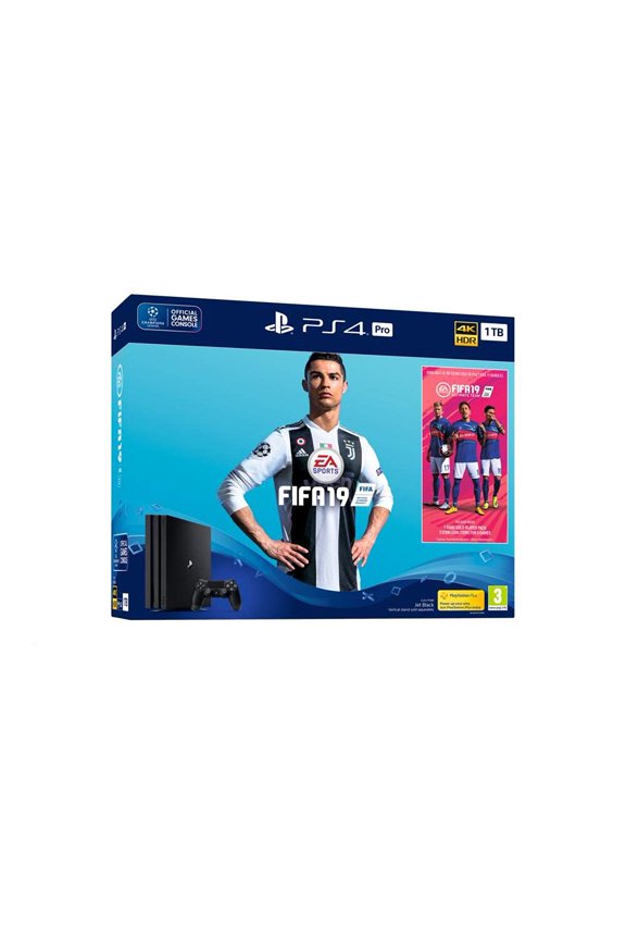 Pre-Owned Sony PlayStation 4 Pro (1TB) Console with FIFA 19
