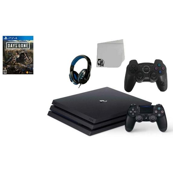 Pre-Owned Sony PlayStation 4 Pro 1TB Gaming Console Black 2 Controller Included with Days Gone BOLT AXTION Bundle ( )