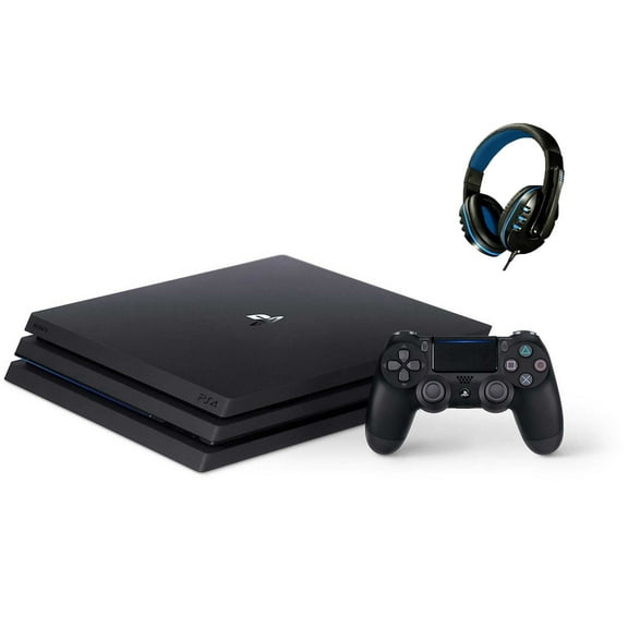 Pre-Owned Sony PlayStation 4 Pro 1TB Gaming Console Black with BOLT AXTION Bundle