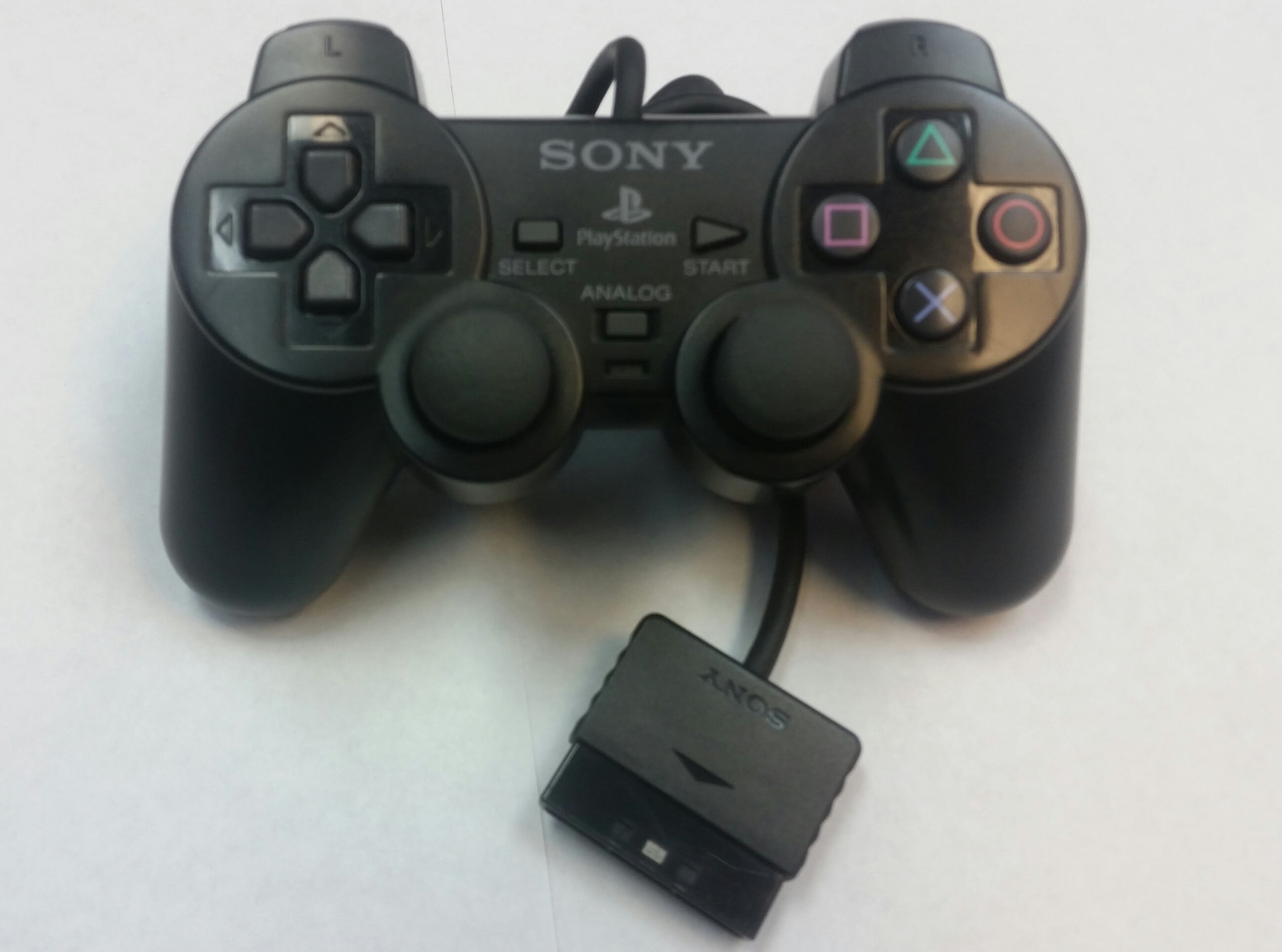 Pre-Owned Sony Playstation 2 PS2 Black Original Genuine Controller  (Refurbished: Good) 