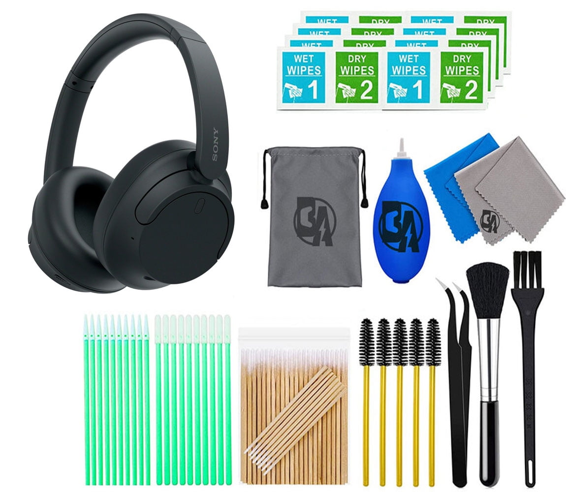 Sony WHCH720N Wireless Over The Ear Noise Canceling Headphones  with 2 Microphones (Black) Bundle with Protective Headphone Case (2 Items)  : Electronics