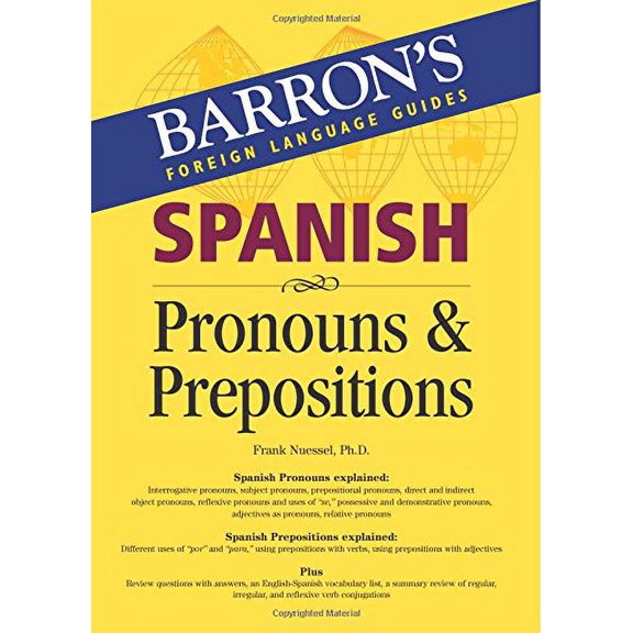 Pre-Owned Spanish Pronouns and Prepositions (Barron's Foreign Language Guides) Paperback