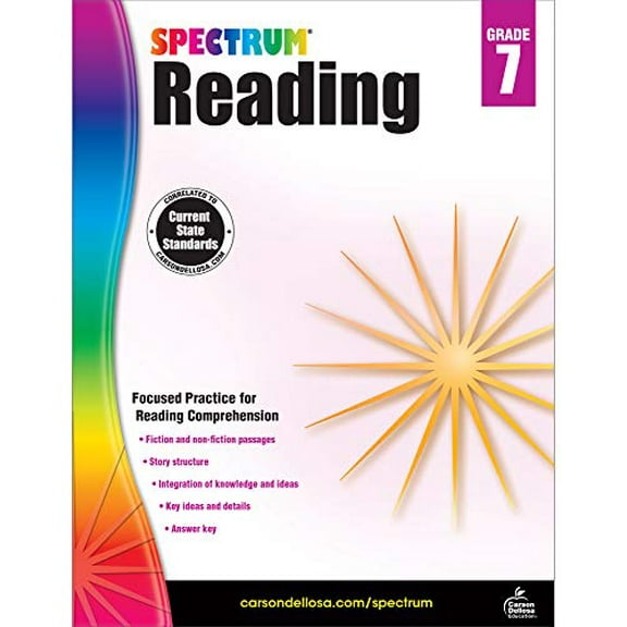 Pre-Owned Spectrum Reading Workbook, Grade 7: Volume 105 (Paperback) 1483812200 9781483812205