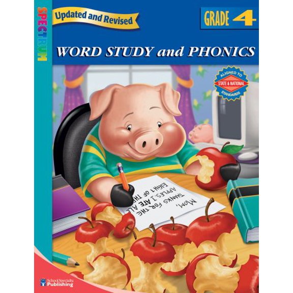 Pre-Owned Word Study and Phonics, Grade 4 (Paperback) by Spectrum