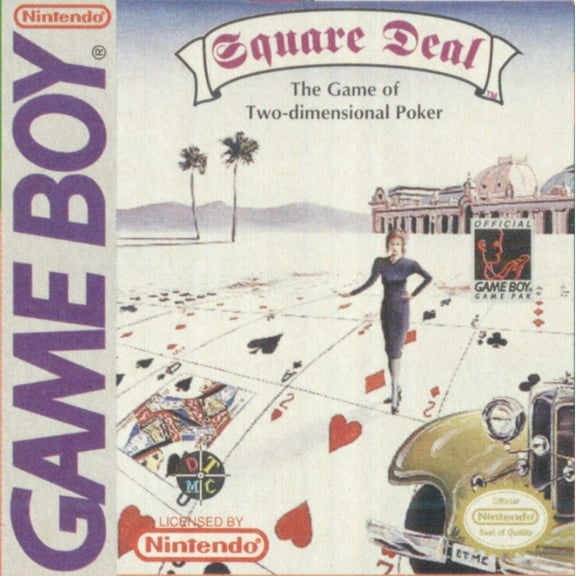 Square Deal: The Game of Two Dimensional Poker - Nintendo Gameboy Original