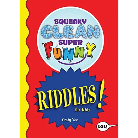 Pre-Owned Squeaky Clean Super Funny Riddles for Kidz: (Things to Do at Home, Learn to Read, Jokes & Riddles for Kids) (Squeaky Clean Super Funny Joke Series) Paperback