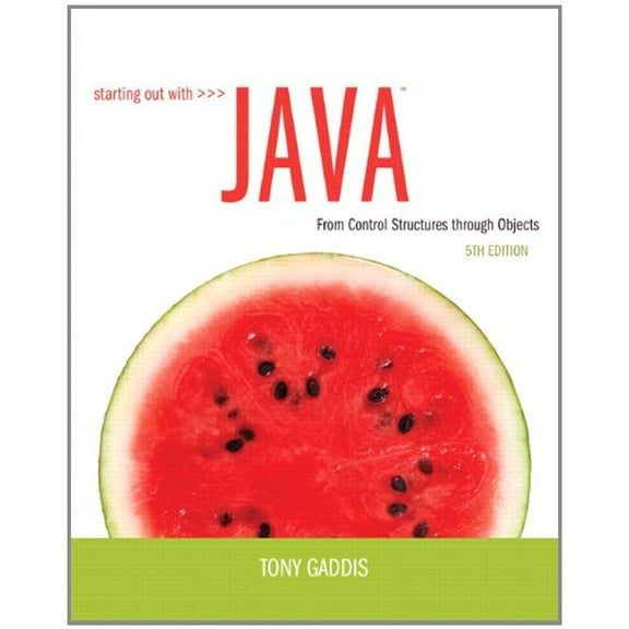 Pre-Owned Starting Out with Java: From Control Structures Through Objects (Paperback) 0132855836 9780132855839