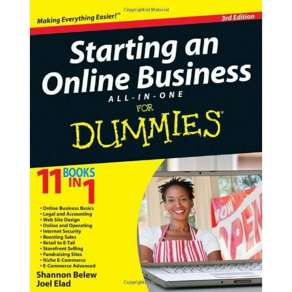 Pre-Owned Starting an Online Business All-in-One for Dummies 9781118123195