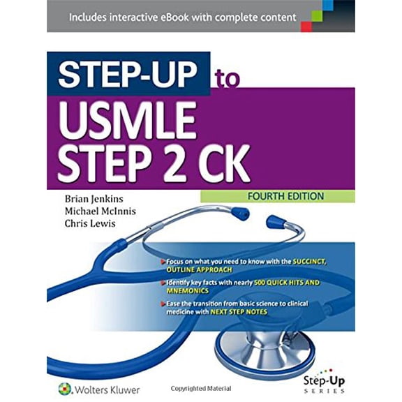 Pre-Owned Step-Up to USMLE Step 2 CK (Paperback) by Dr. Brian Jenkins, Michael McInnis, Chris Lewis