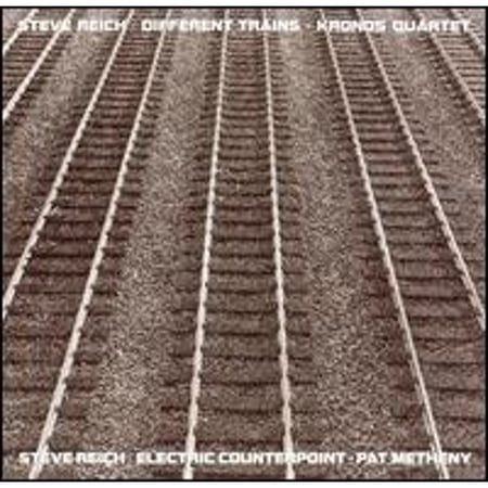 Pre-Owned Steve Reich: Electric Counterpoint; Different Trains (CD 0075597917628) by Kronos Quartet / Pat Metheny / Steve Reich