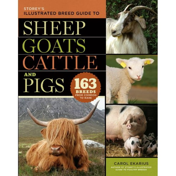 Pre-Owned Storey's Illustrated Breed Guide to Sheep, Goats, Cattle and Pigs: 163 Breeds from Common to Rare (Paperback) 1603420363 9781603420365