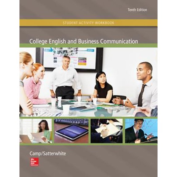 Pre-Owned Student Activity Workbook for Use with College English and Business Communication (Paperback) 0078139724 9780078139727