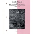 thumbnail image 1 of Pre-Owned Student Study Guide for Use with Music Paperback, 1 of 1